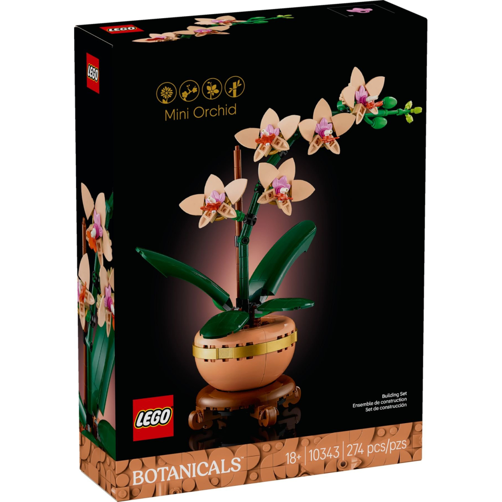 Конструктор LEGO Botanicals Міні орхідея (10343) - зображення 1