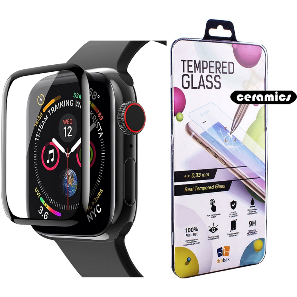 Плівка захисна Drobak Ceramics Apple Watch Series 7 GPS 41mm (2 шт) (313159) (313159) - зображення 1