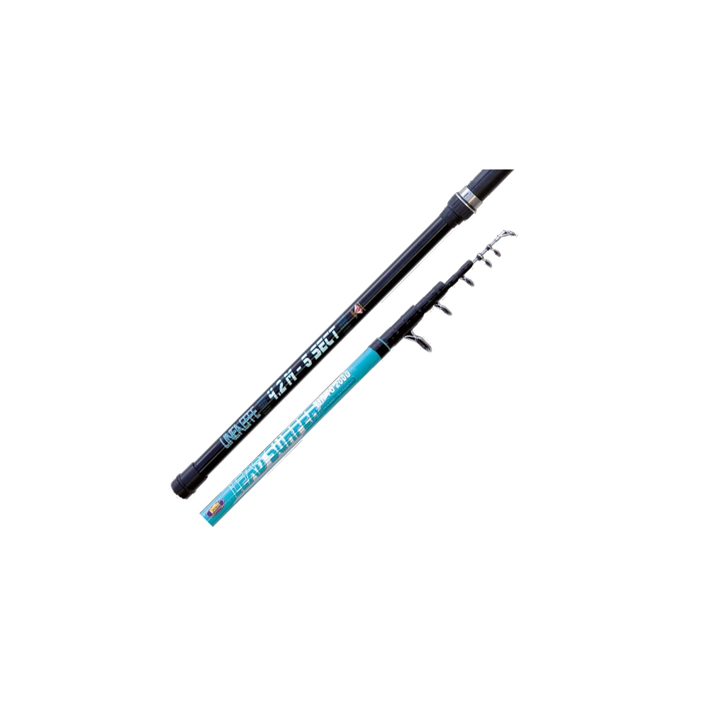 Вудилище Lineaeffe Lead Surfer WWG 3.9м 5 секцій до 200г (вага 477гр) (2285039) - зображення 2