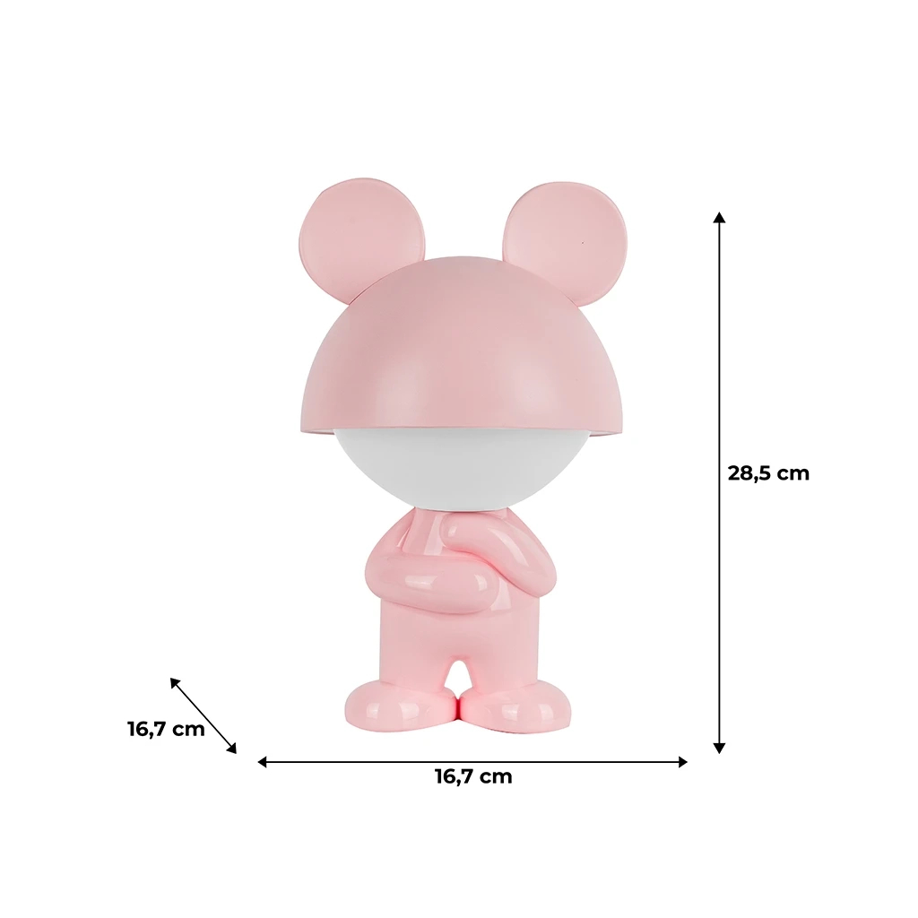 Нічник Kite Світильник LED з акумулятором Dreamy Mouse, рожевий (K25-315-2-2) - зображення 6