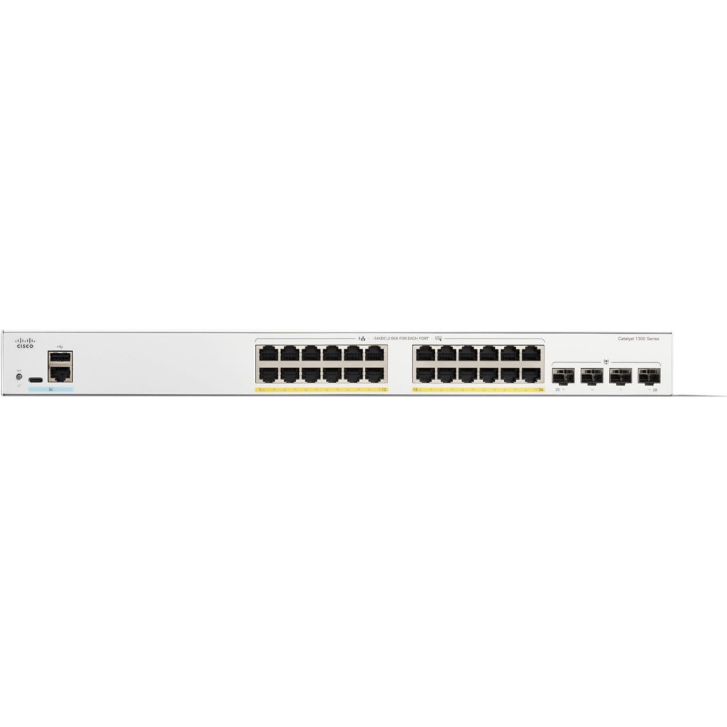Комутатор мережевий Cisco C1300-24T-4X - зображення 2
