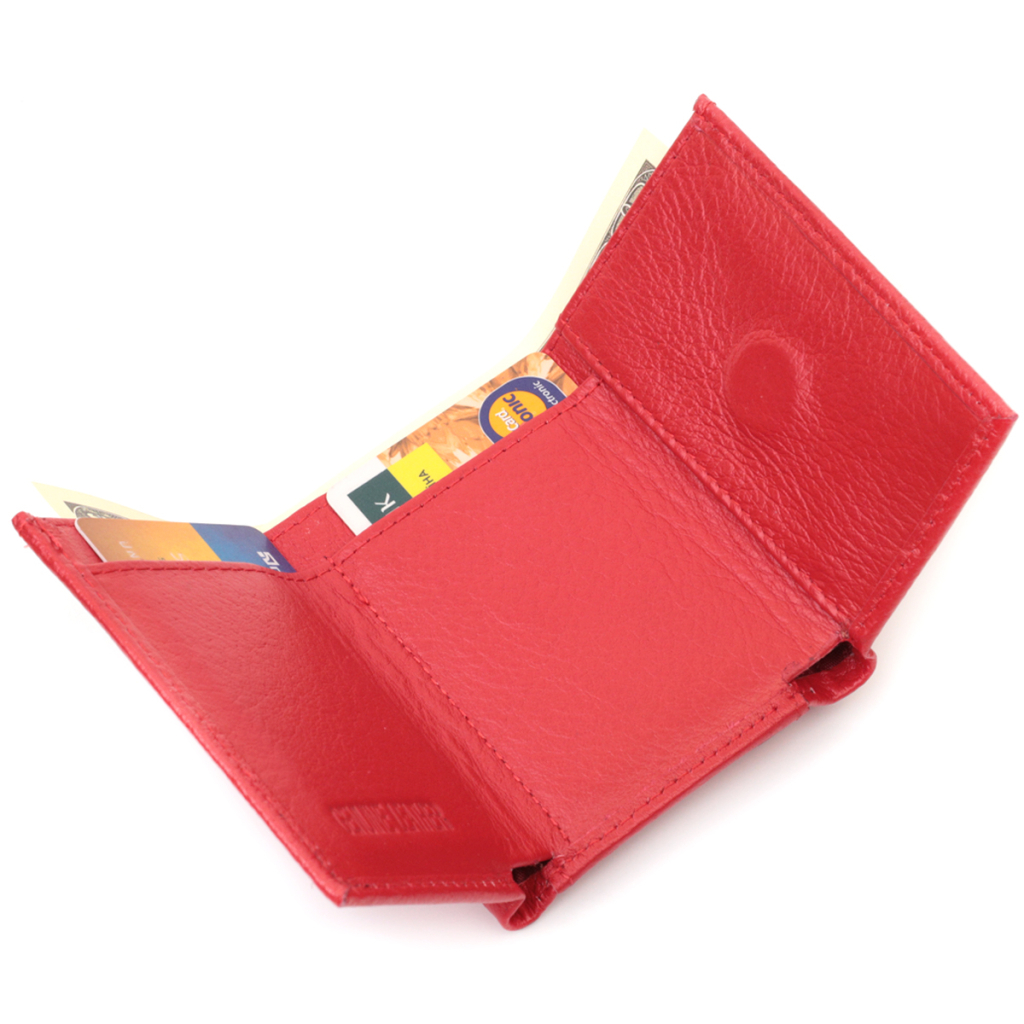 Портмоне ST Leather З натуральної шкіри Червоне (22729) - изображение 7