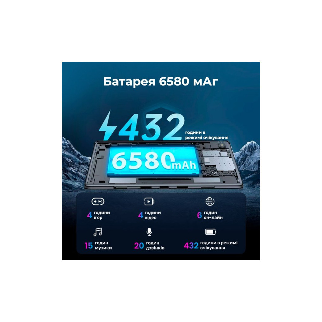 Планшет Oscal Pad 10 10.1" 8/128GB 4G Dual Sim Moonlight Silver (Pad 10 8/128GB 4G Dual Sim Moonlight Silver) - зображення 12