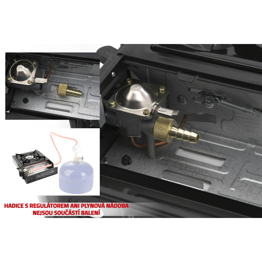 Портативна газова плитка Cattara Cooker Traveler (13598) - зображення 4