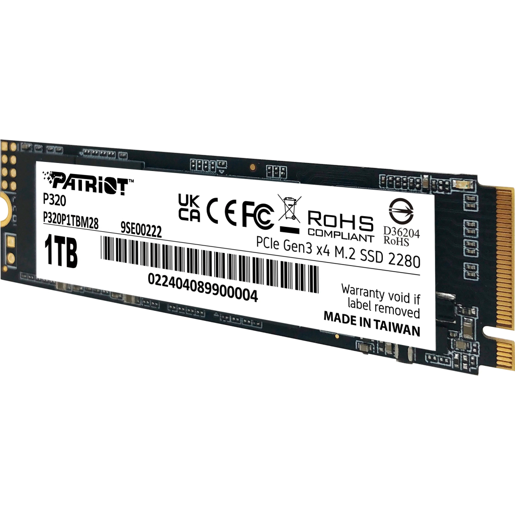 Накопичувач SSD M.2 2280 1TB Patriot (P320P1TBM28) - зображення 3