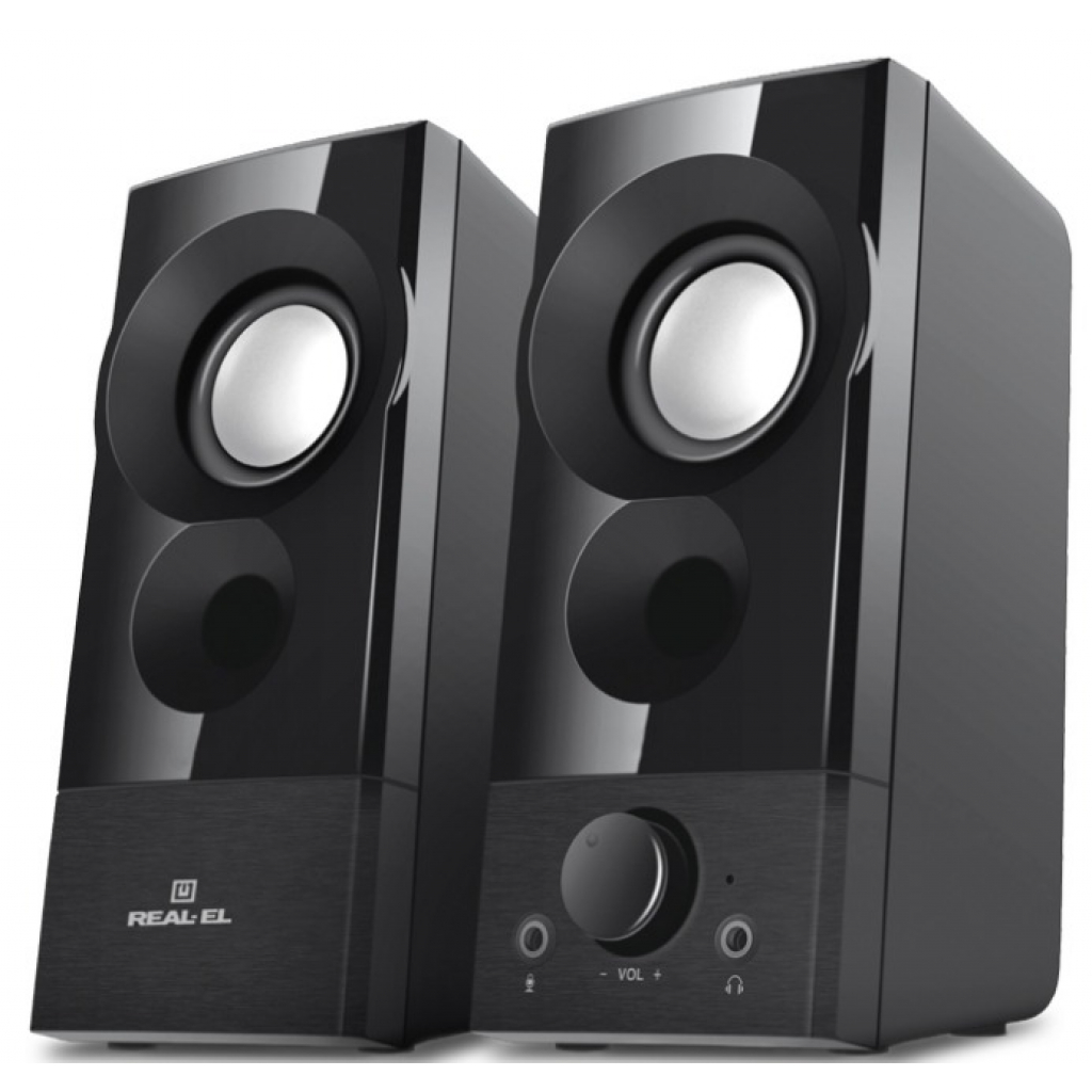 Акустична система REAL-EL S-90 Black - зображення 1