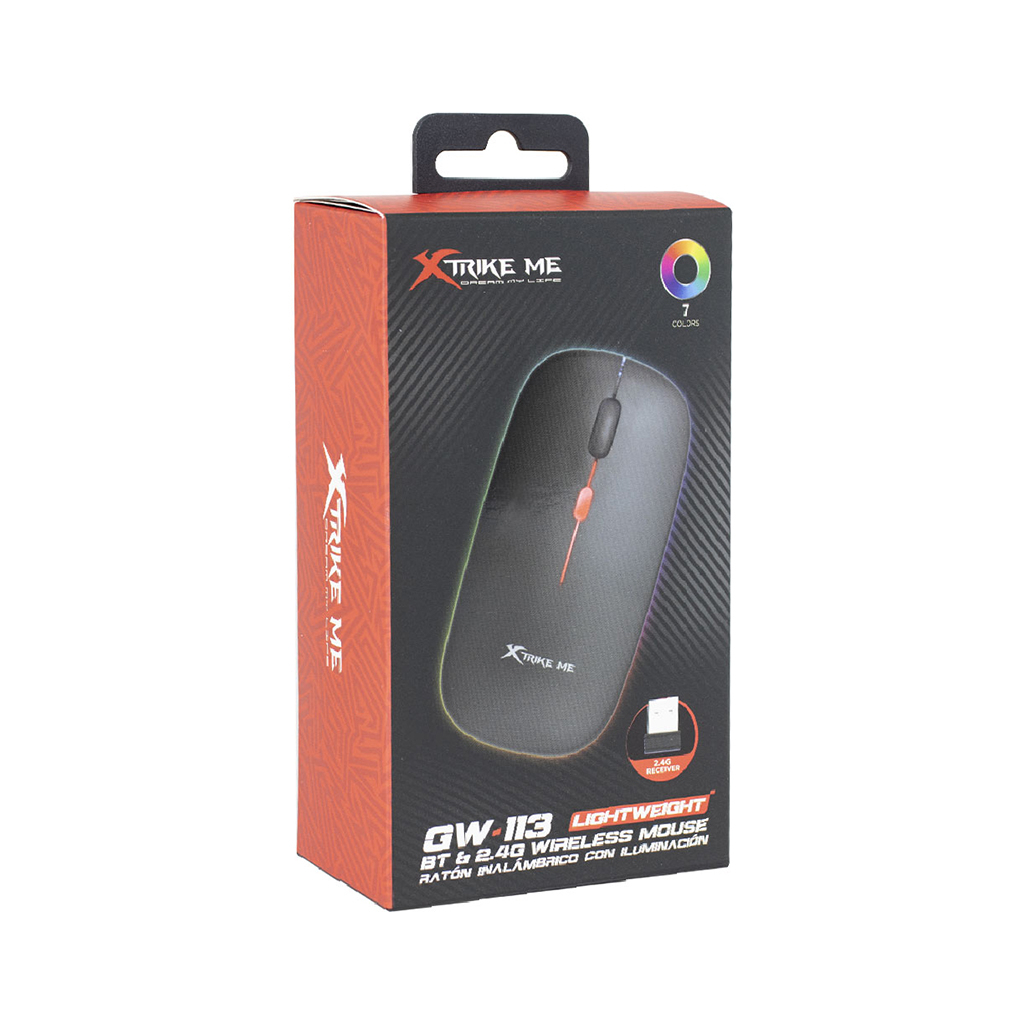 Мишка Xtrike ME GW-113 Bluetooth RGB Black (GW-113) - зображення 6