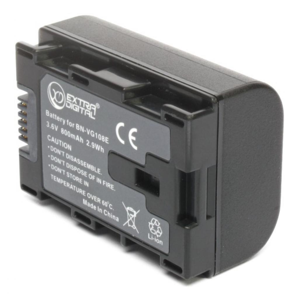 Акумулятор до фото/відео Extradigital JVC BN-VG108E (chip) (BDJ1309) - зображення 2