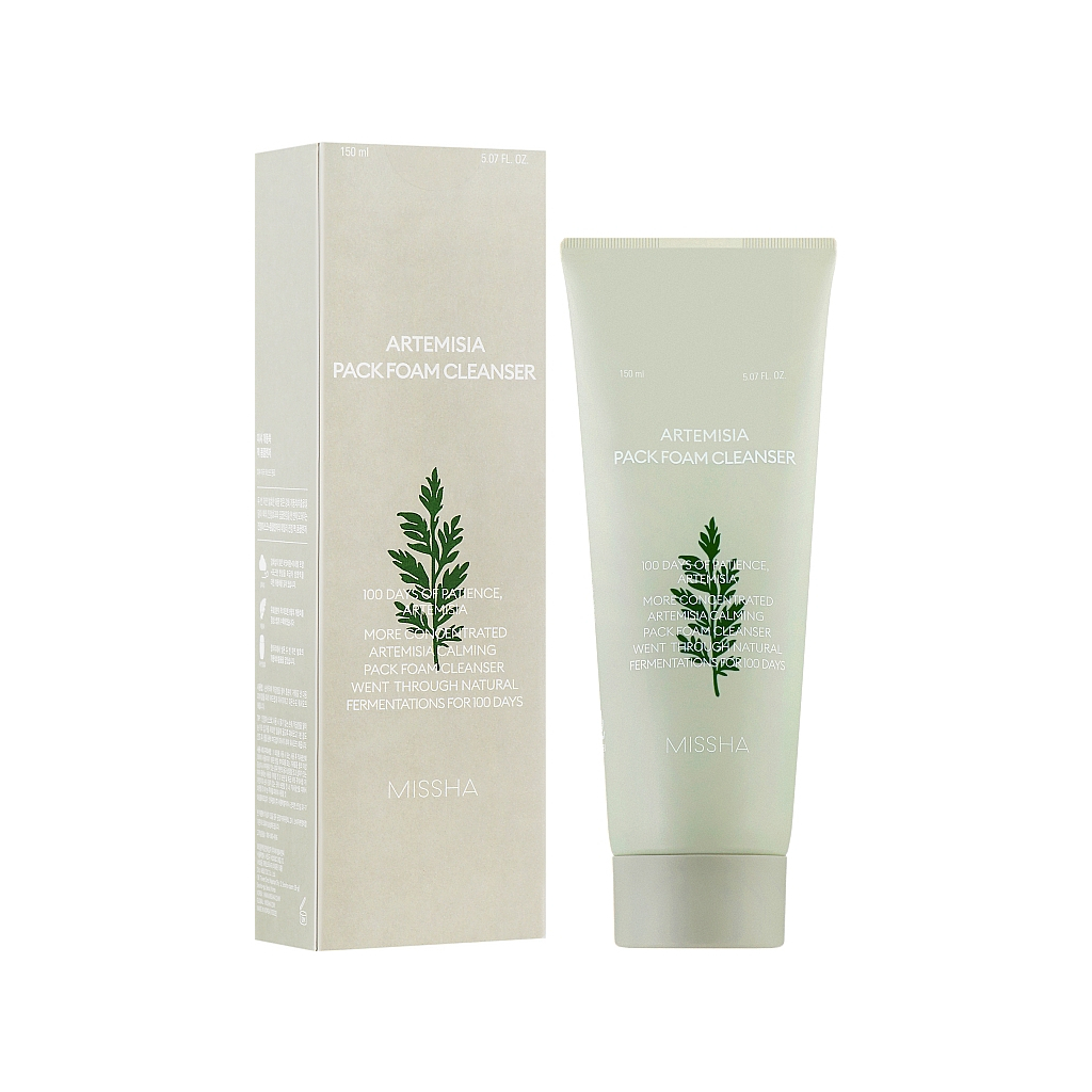 Пінка для вмивання Missha Artemisia Calming Pack Foam Cleanser 150 мл (8809747931873) - зображення 1