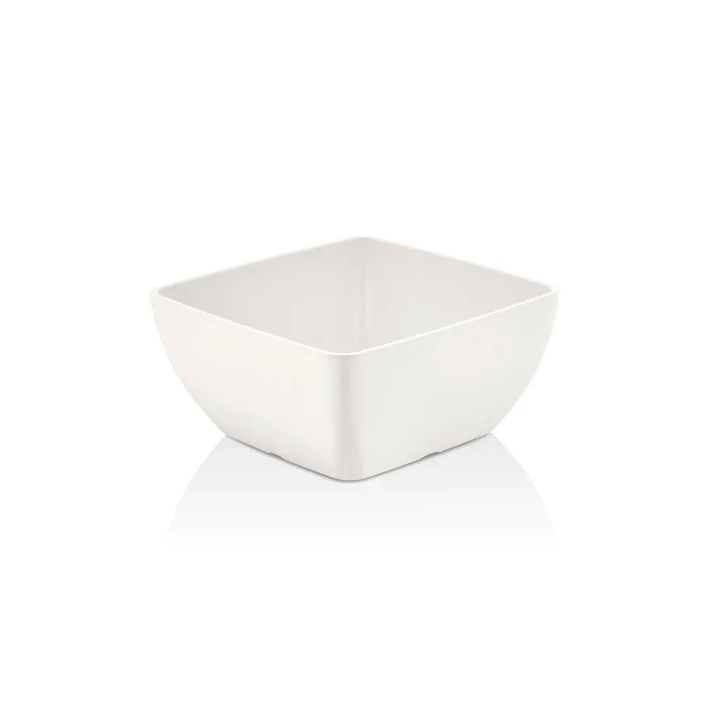 Салатник Kulsan меламіновий Кремовий 19x19 см h-9 см 1,9 л (42019.CW) - зображення 1