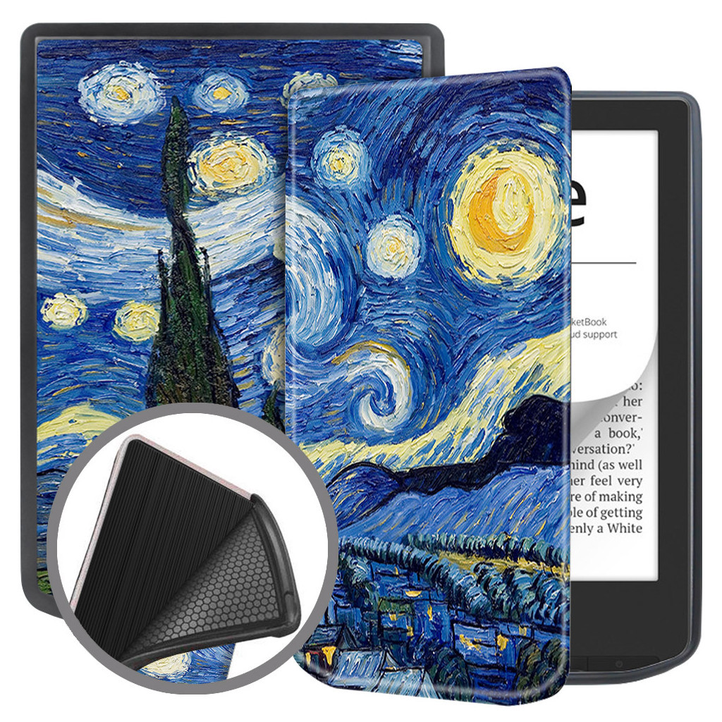 Чохол до електронної книги BeCover Smart Case PocketBook 629 Verse / 634 Verse Pro 6" Night (710980) - зображення 2