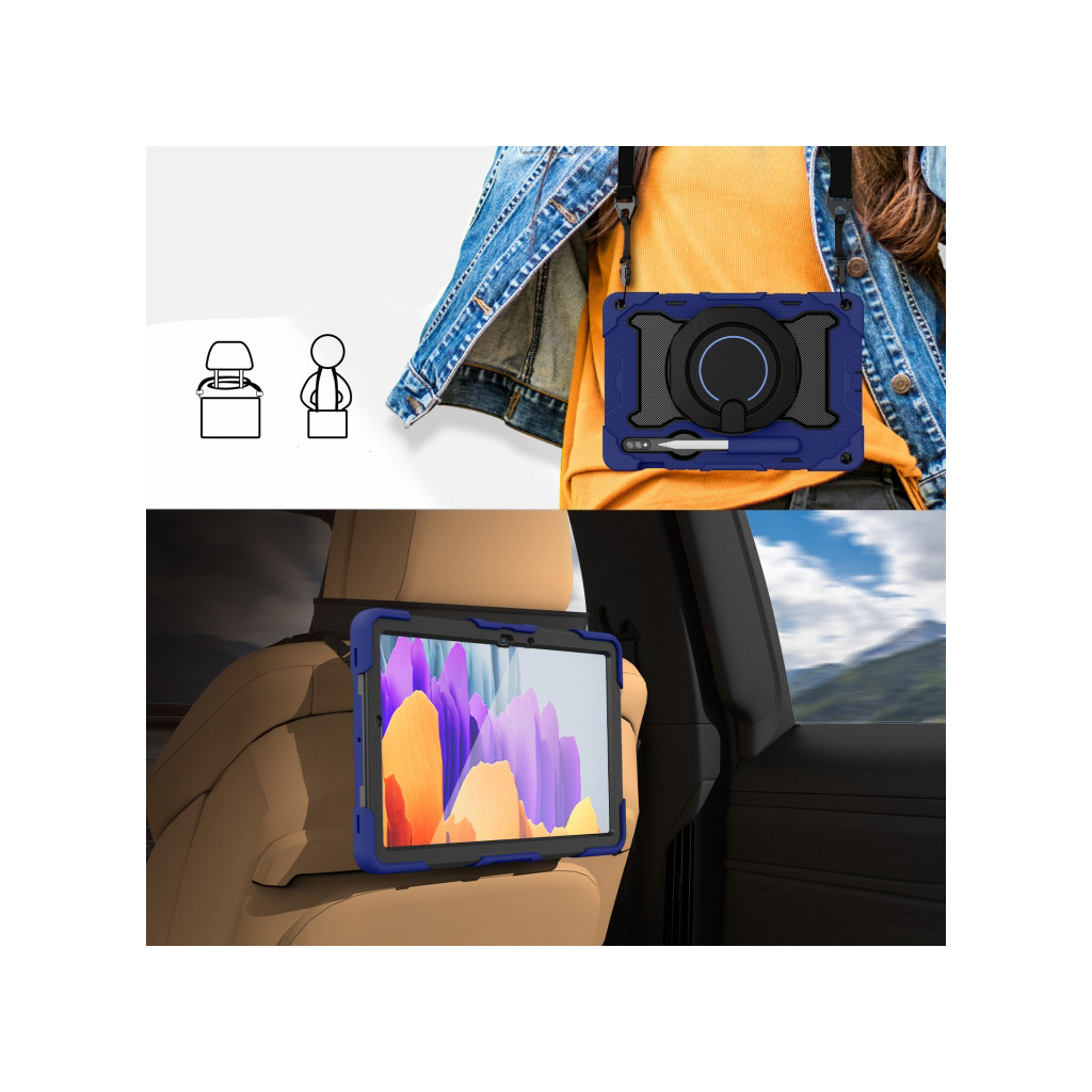 Чохол до планшета BeCover Samsung Galaxy Tab S9 (SM-X710/SM-X716)/S9 FE (SM-X510/SM-X516B) 11.0" Blue (710766) - зображення 8