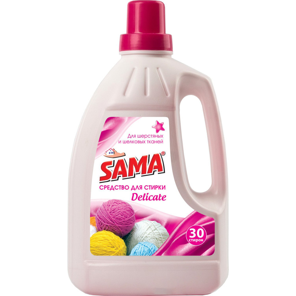 Гель для прання Sama Delicate 1.5 л (4820020262556) - зображення 1