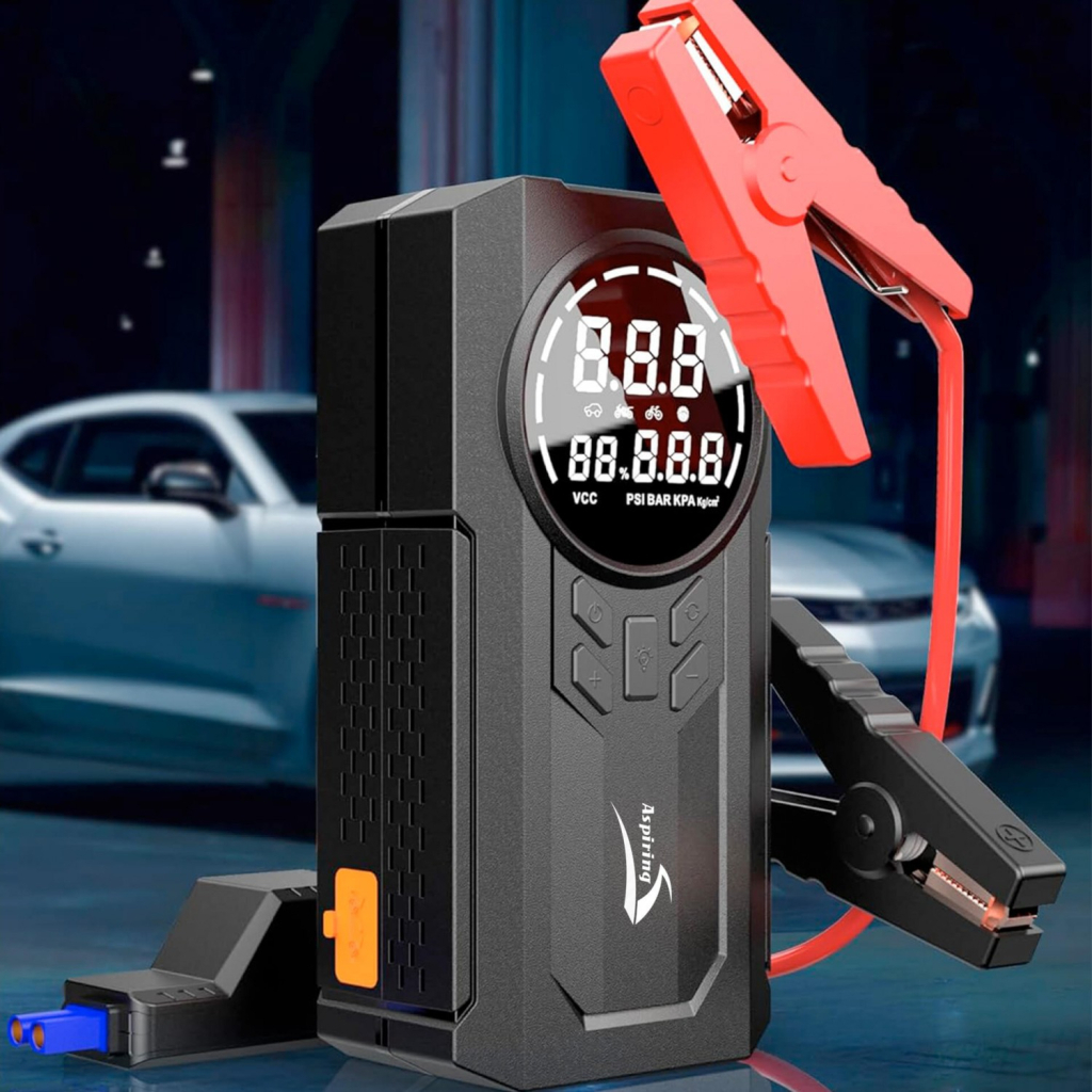 Пуско зарядний пристрій Aspiring Jump 2 8000mAh Power bank 3-in-1 with inflator, compressor (JM8000PI) - зображення 4