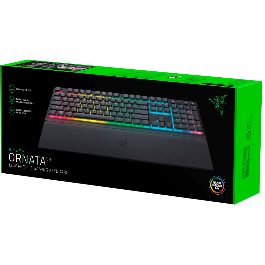 Клавіатура Razer Ornata V3 USB UA Black (RZ03-04460100-R3M1) - зображення 7