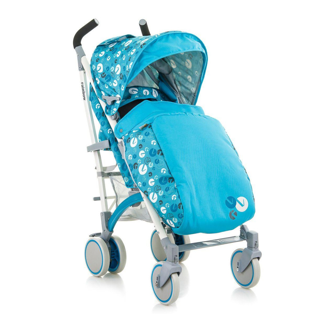 Коляска BabyHit Rainbow D200 Blue Grey (30 354) - зображення 5
