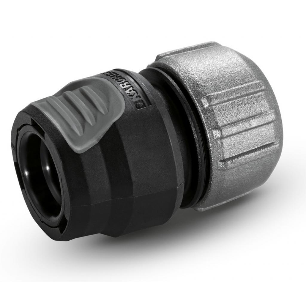 Конектор для шланга Karcher універсальний преміум з аквастопом 1/2 - 5/8 - 3/4 (2.645-196.0) - зображення 1