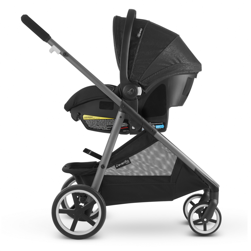 Коляска Evenflo модульна система Shyft Gold Onyx (6910806230034) - зображення 6