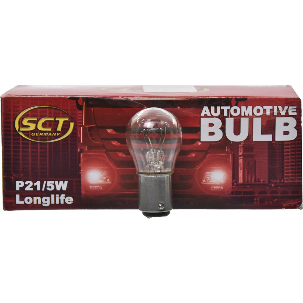 Автолампа SCT-GERMANY P21/5W Long Life 24V 21/5W BAY15d (202358) - зображення 3