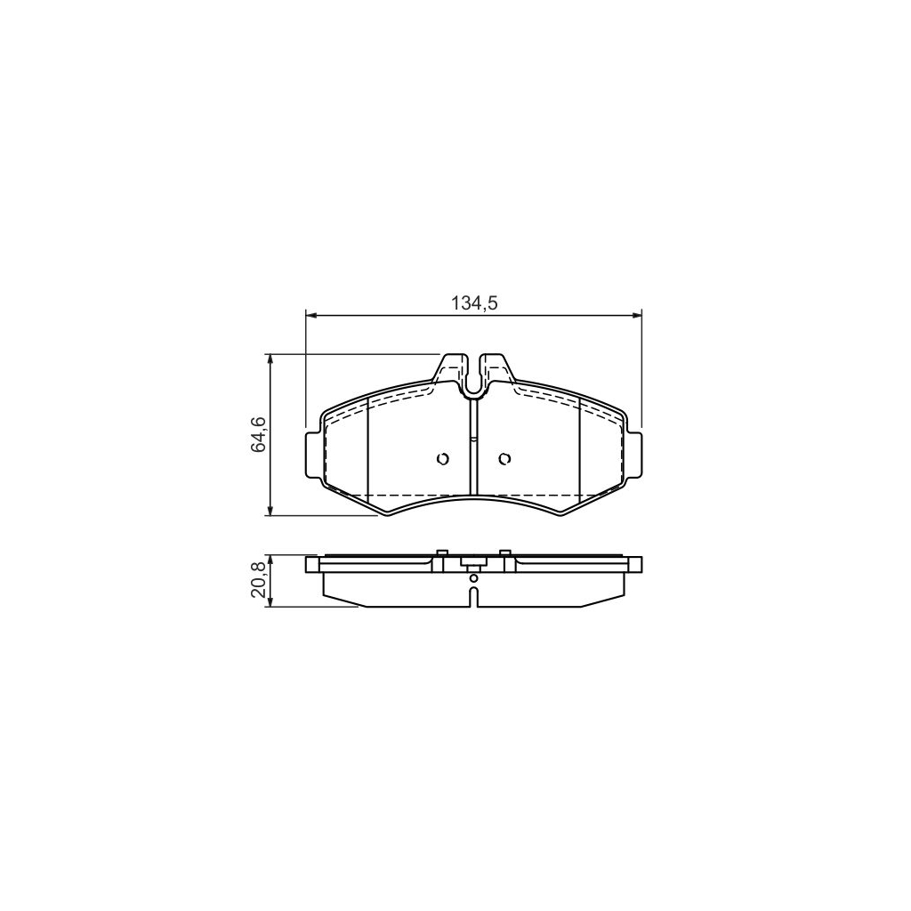 Гальмівні колодки Bosch 0 986 494 013 - зображення 4
