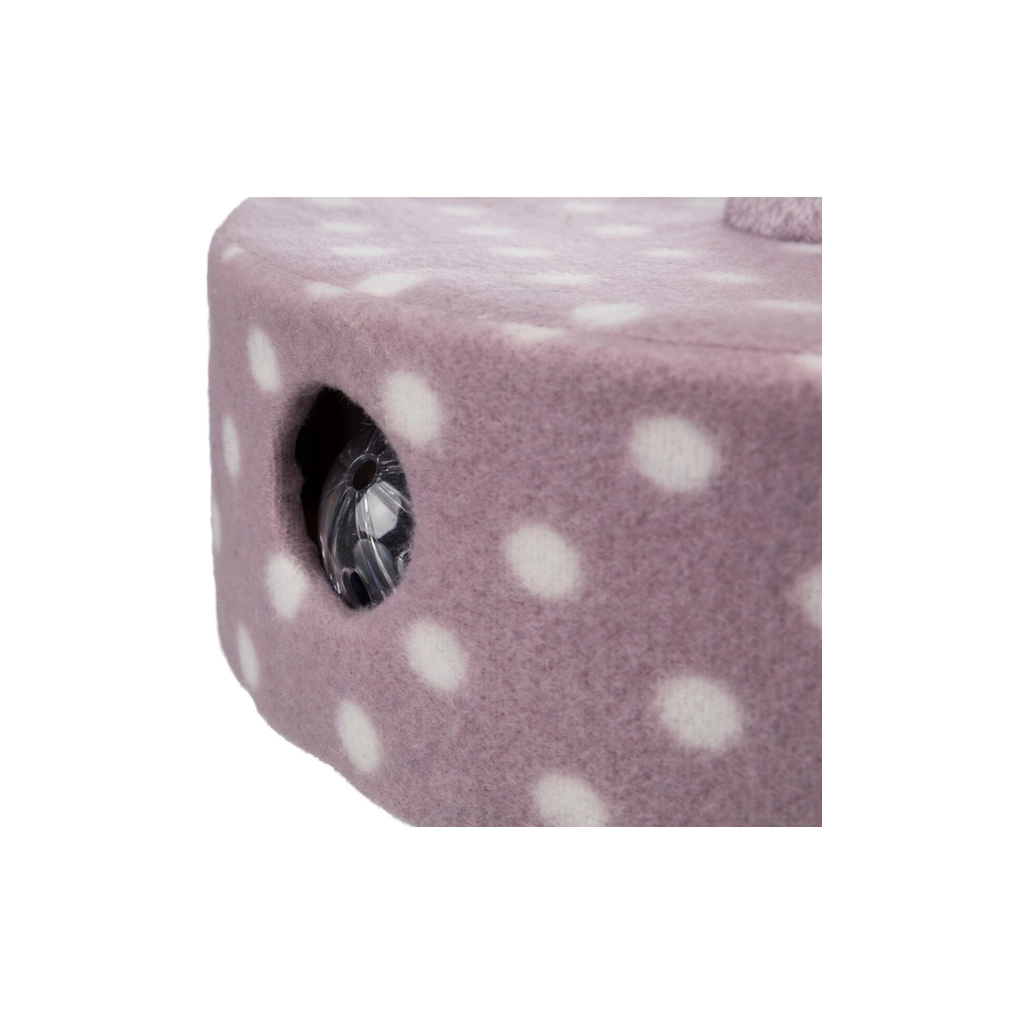 Дряпка (кігтеточка) для котів Trixie Фліс 47 см світло-бузкова (4011905429304) - зображення 5