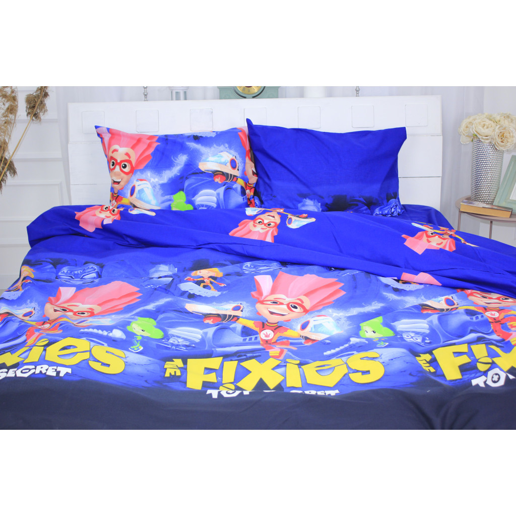 Постільна білизна MirSon Бязь Premium 17-0316 Fixies Євро (2200002359085) - зображення 2