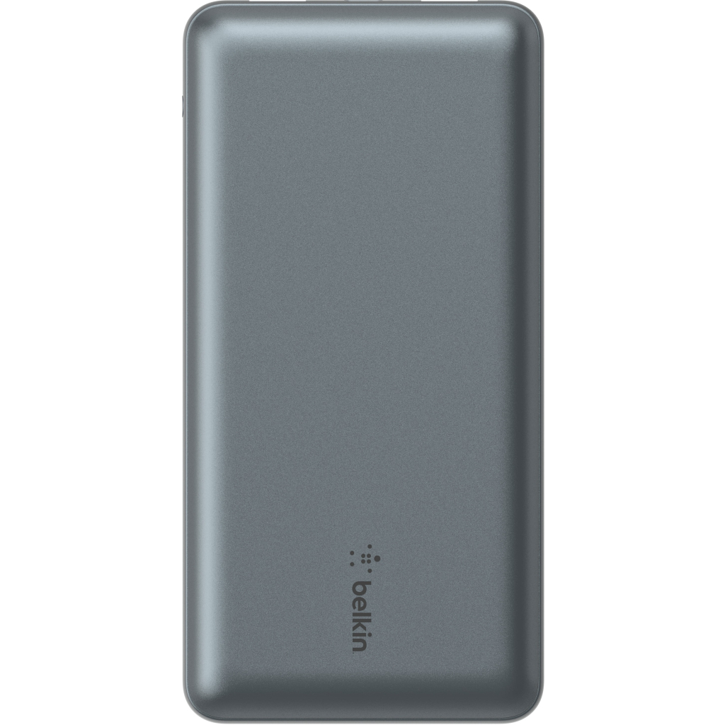 Батарея універсальна Belkin 10000mAh 15W 2xUSB-A, USB-C Gray (BPB011BTGY) - зображення 1