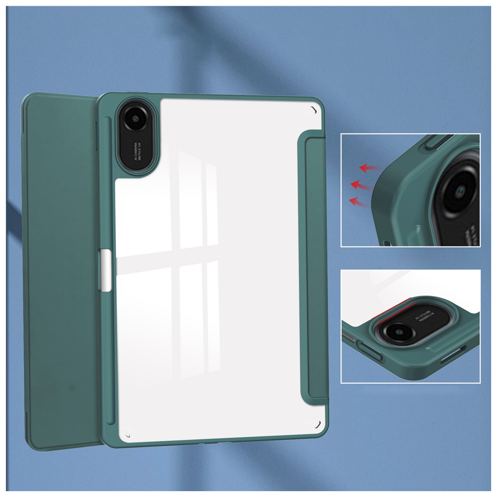 Чохол до планшета BeCover Soft Edge TPU Xiaomi Redmi Pad 2 11.0" Dark Green (713658) - зображення 4