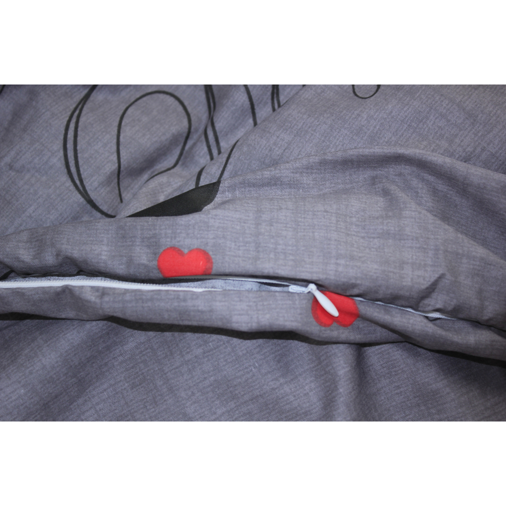 Постільна білизна MirSon Сатин 22-1277 Happy day Сімейна 160x220 (2200003575866) - зображення 5