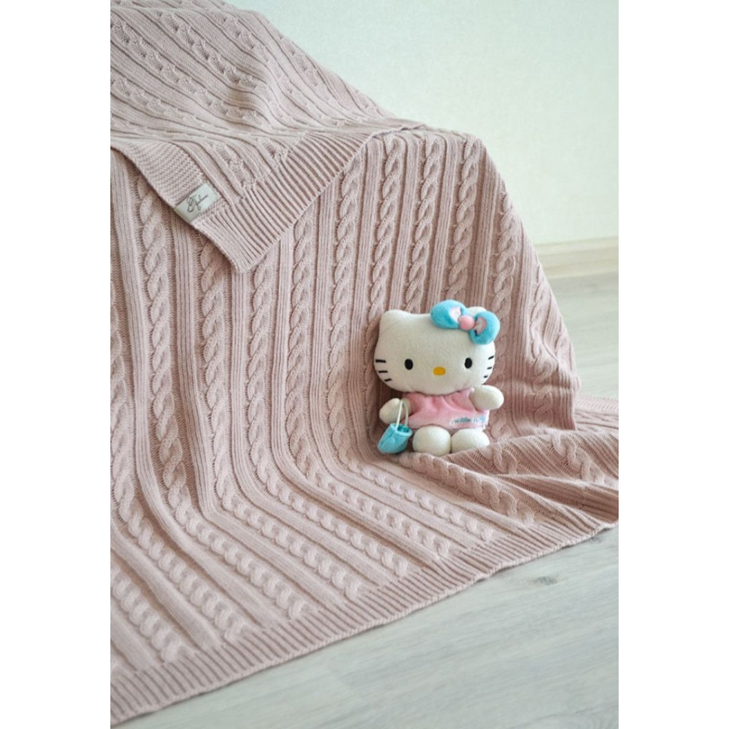 Плед Прованс Soft коси Пудра 220х240 см (13908) - зображення 2