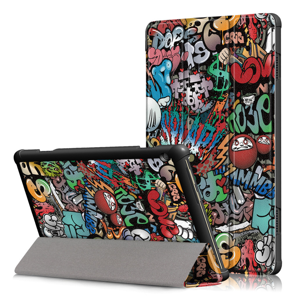 Чохол до планшета BeCover Smart Case Lenovo Tab M10 TB-X605/TB-X505 Graffiti (707306) - зображення 2