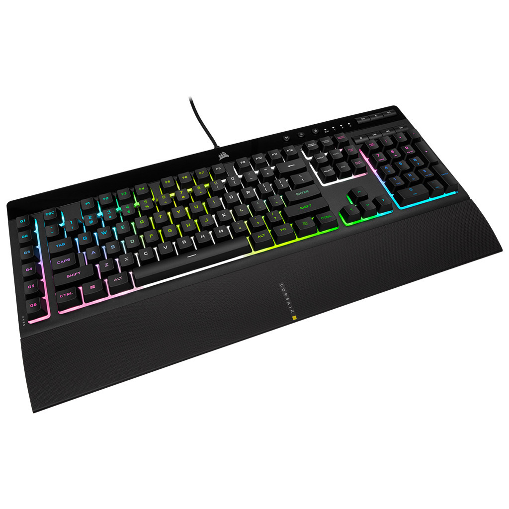 Клавіатура Corsair K55 RGB Pro XT USB UA Black (CH-9226715-RU) - зображення 4