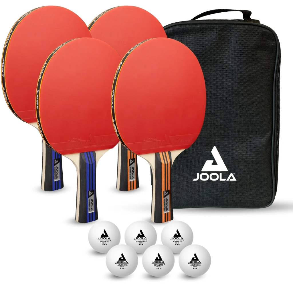 Комплект для настільного тенісу Joola Family Advanced 4 Bats 6 Balls (54823) (930800) - изображение 1