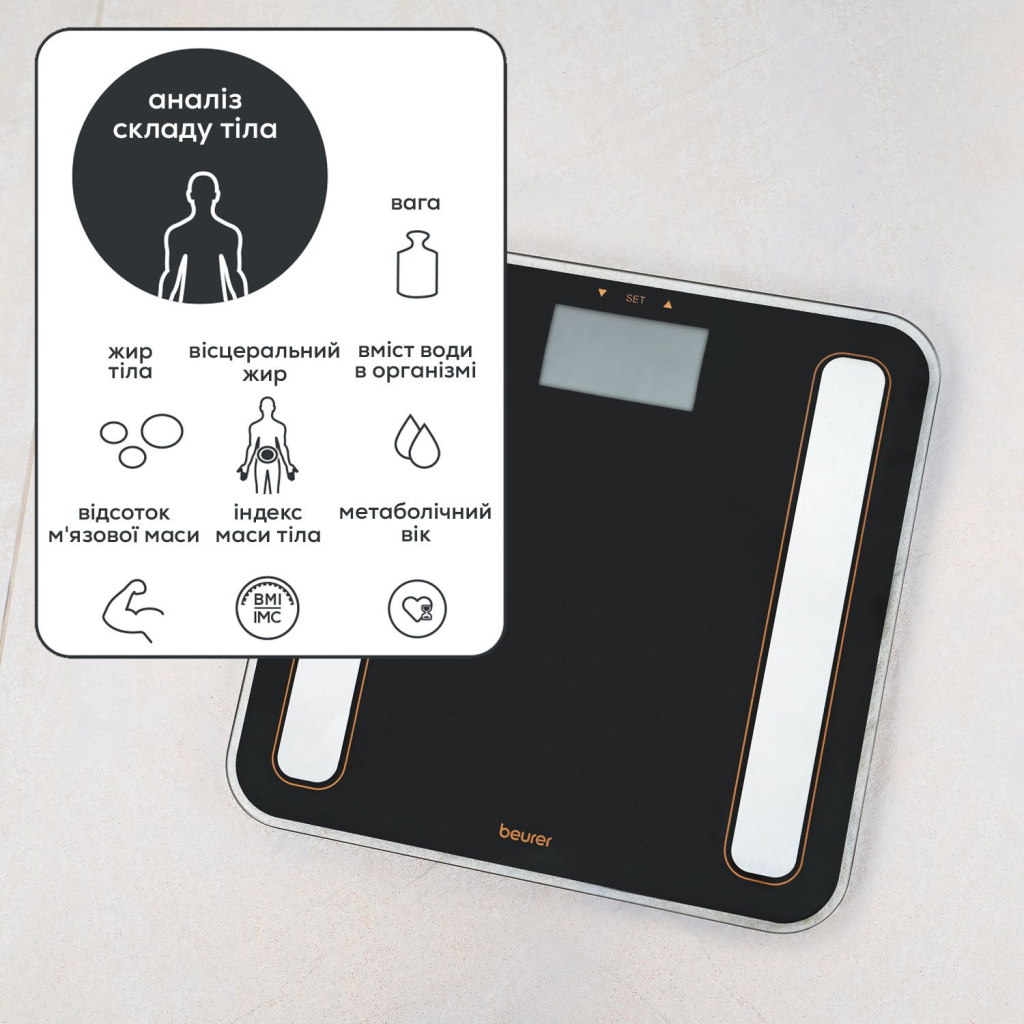 Ваги підлогові Beurer BF_183_LE (BF 183 LE) - зображення 4
