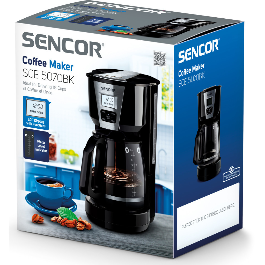 Крапельна кавоварка Sencor SCE 5070BK - зображення 11