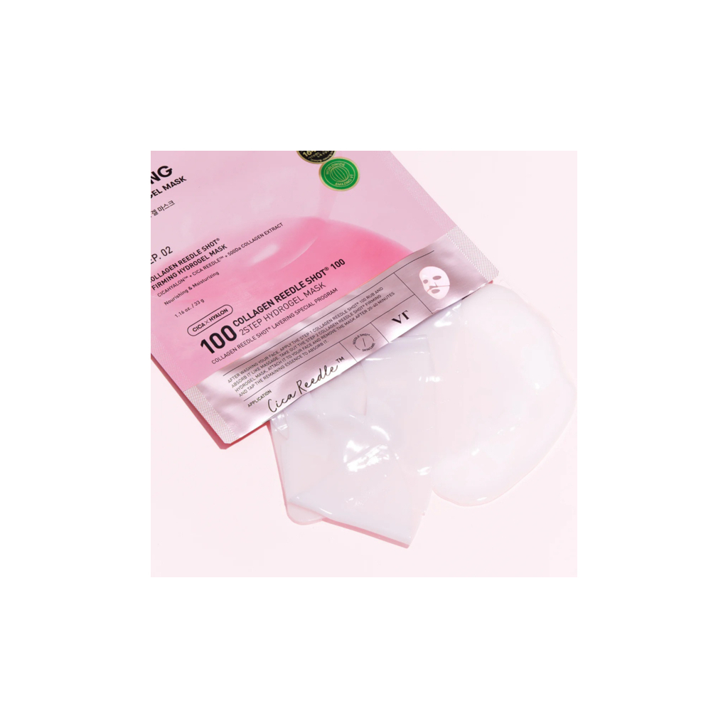 Маска для обличчя VT Cosmetics Collagen Reedle Shot 100 2 Step Mask (8803463007416) - изображение 2