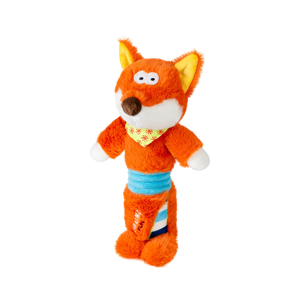 Іграшка для собак GiGwi Shaking Fun Лис з великою пищалкою 32 см (2259) - зображення 1