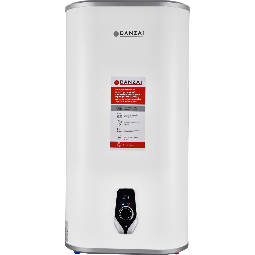 Бойлер Banzai 80 DINOX20 E-ANODE VH - зображення 1