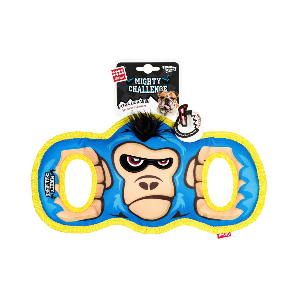 Іграшка для собак GiGwi Mighty Challenge Горила з пищалкою 34 см (2234) - зображення 2