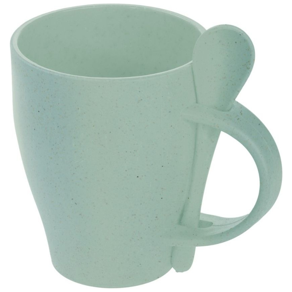 Чашка Voyager бамбукова 300 мл з ложкою зелена(V0847-10) - зображення 5