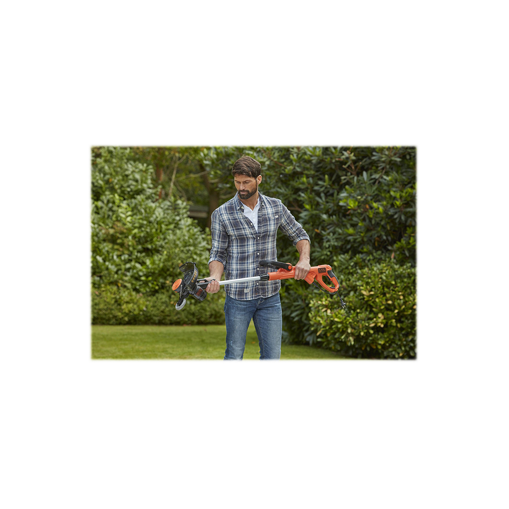 Тример садовий Black&Decker 0.55 кВт, ширина косіння 30 см, 7500 об/хв, вага 2.6 кг (BESTE630) - зображення 5