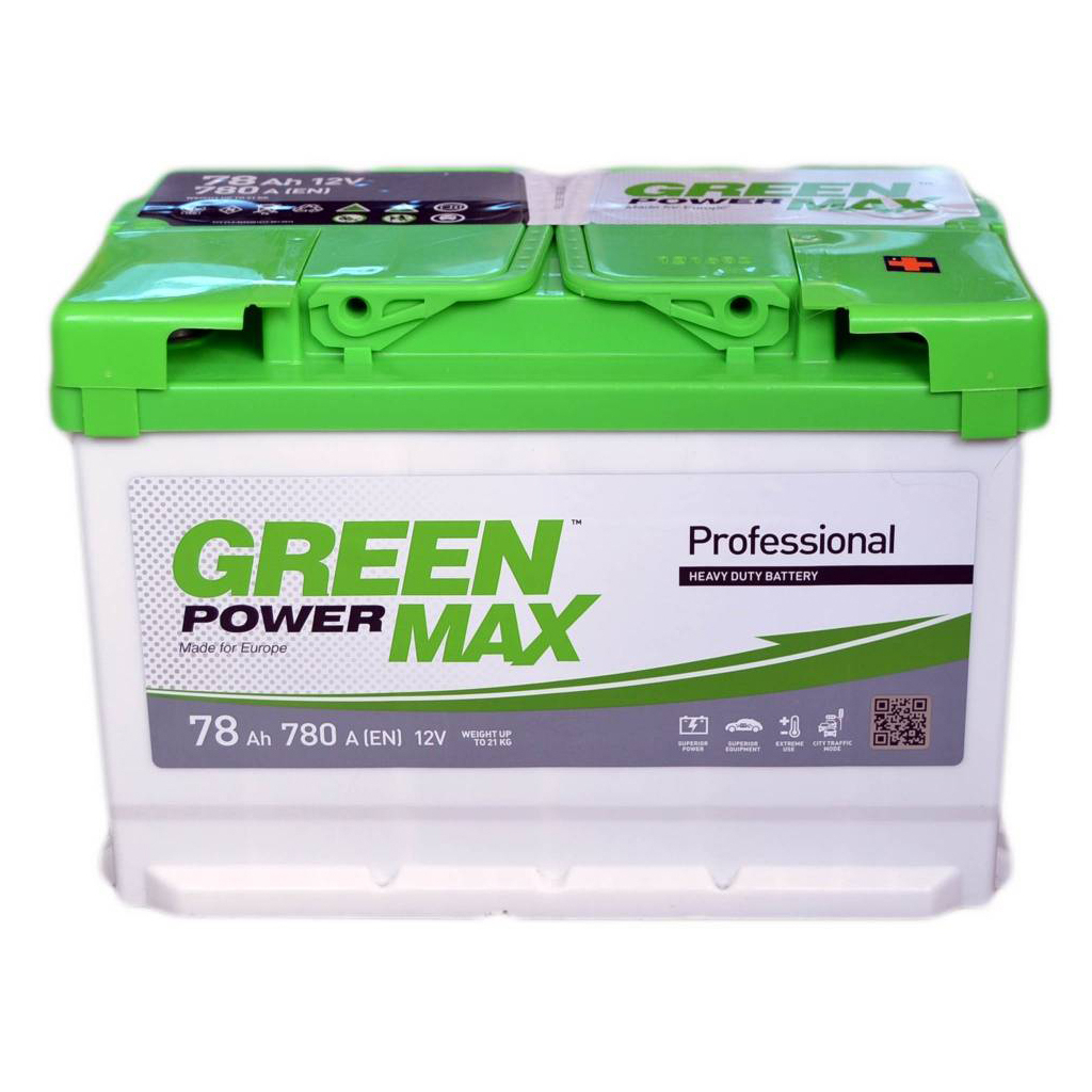 Акумулятор автомобільний GREEN POWER MAX 78Аh (000022372) - зображення 1