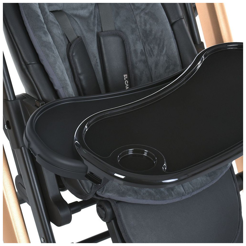 Стілець для годування El Camino ME 1102 DEBUT posh black (ME 1102 posh black) - зображення 9
