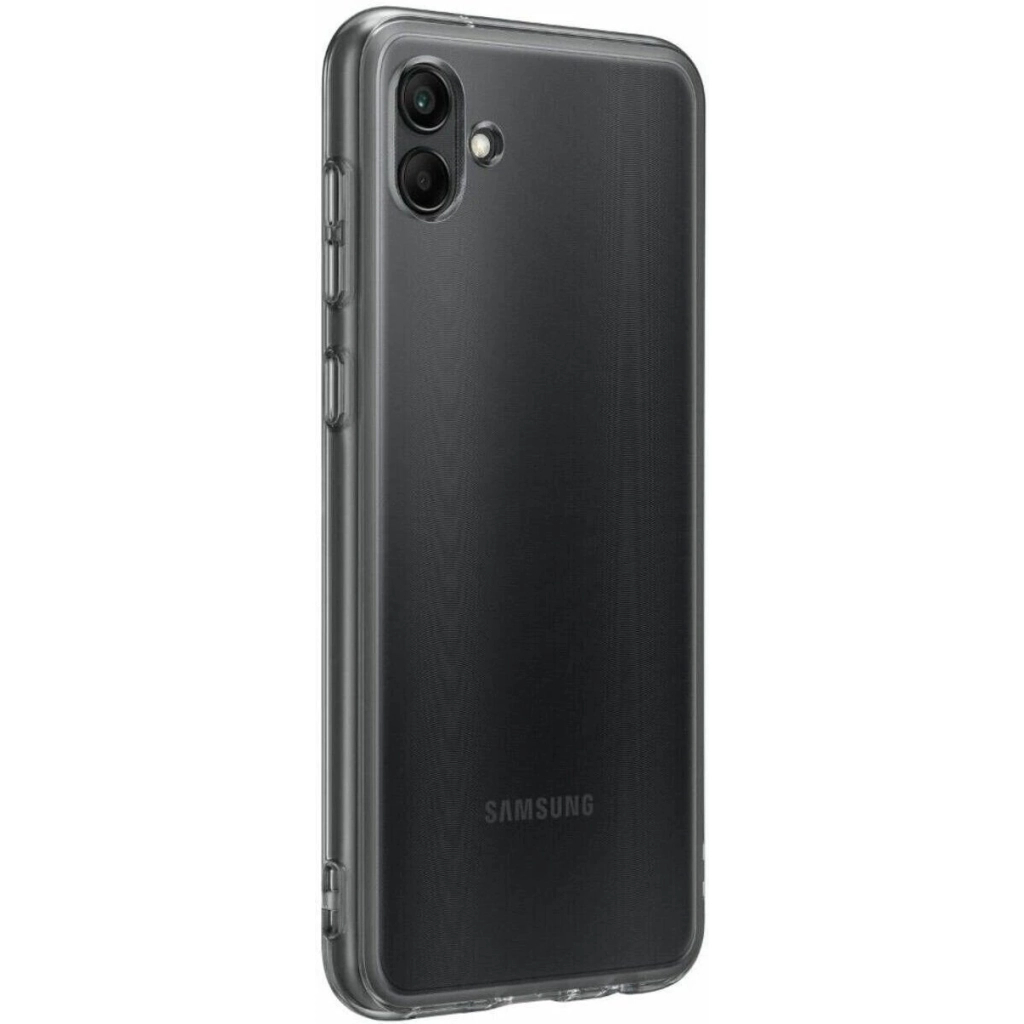 Чохол до мобільного телефона Samsung Samsung A04 Soft Clear Cover Black (EF-QA045TBEGRU) - зображення 4