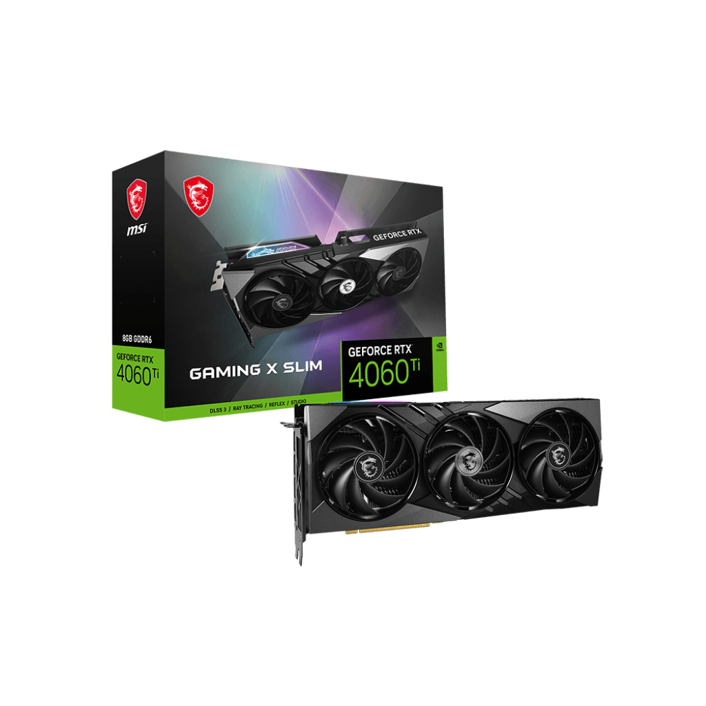 Відеокарта MSI GeForce RTX4060Ti 8Gb GAMING X SLIM (RTX 4060 Ti GAMING X SLIM 8G) - зображення 2