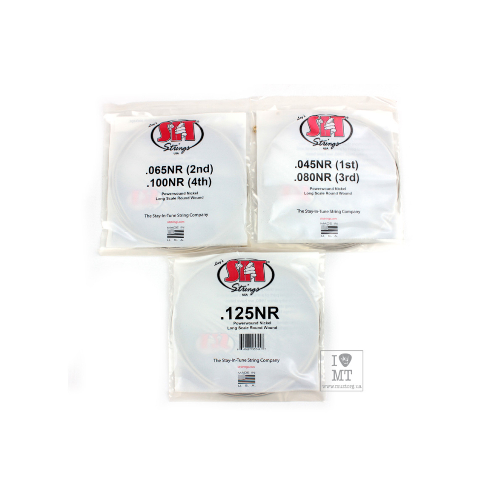 Струни для гітари SIT Strings NR545125L (45-125) (226938) - зображення 3
