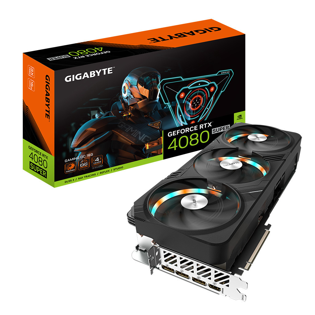 Відеокарта GIGABYTE GeForce RTX4080 SUPER 16Gb GAMING OC (GV-N408SGAMING OC-16GD) - зображення 2