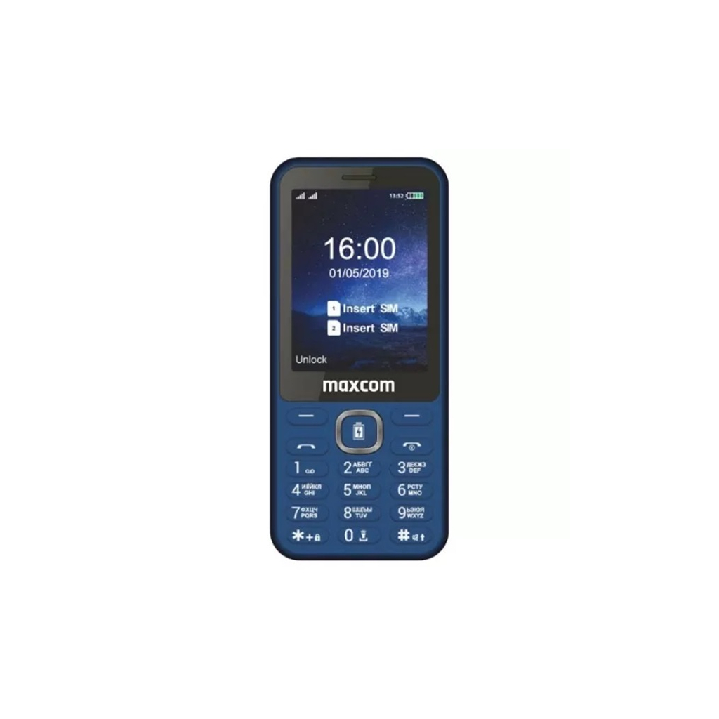 Мобільний телефон Maxcom MM814 Type-C Blue (5908235977737) - зображення 1