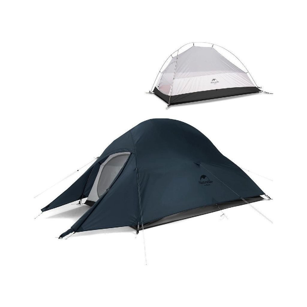 Намет Naturehike надлегкий одномісний Cloud Up 1 Updated NH18T010-T 20D темно-синій (6927595783276) - зображення 2
