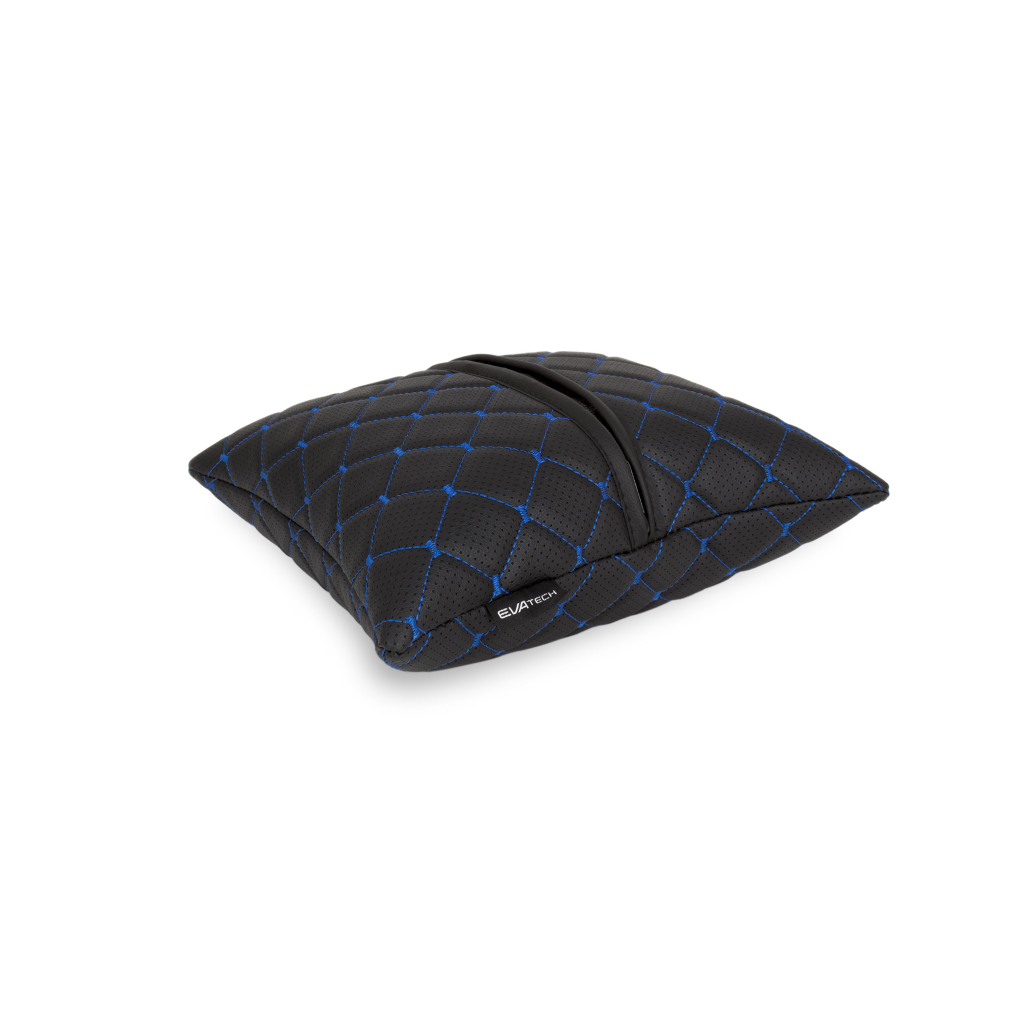 Подушка EVAtech ECO 30x30 см чорна з синьою ниткою (SPSCSBL) - зображення 4